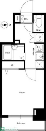スカイコート蒲田第6の物件間取画像